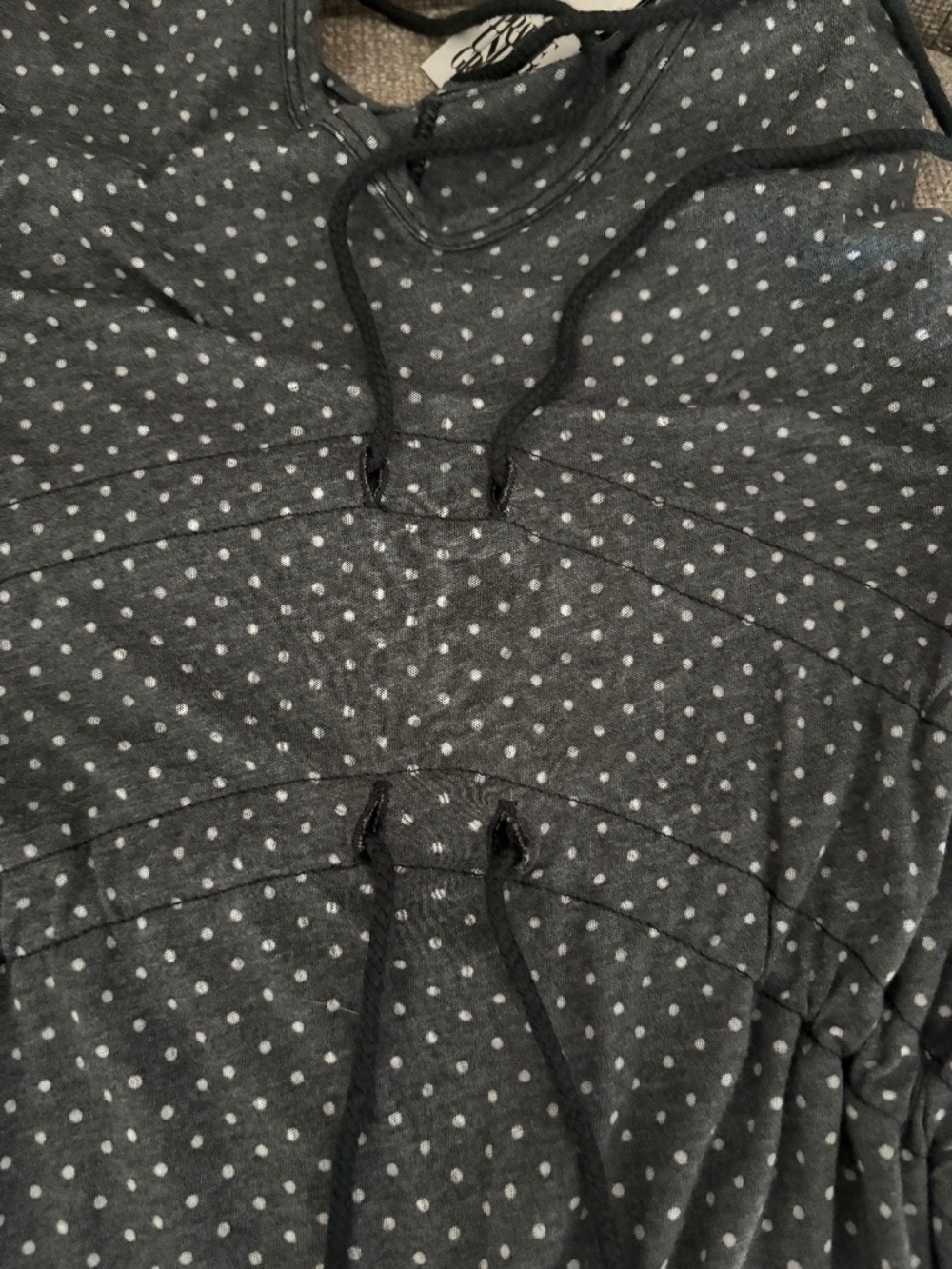 Prairie Underground Rhodes gray polka dot dress~ - Picture 3 of 11